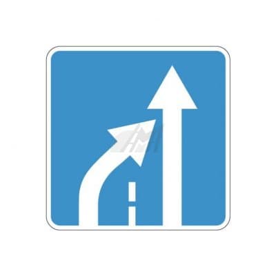 купить дорожный знак 5.15.5д, 5.15.6д Конец полосы в Смоленске